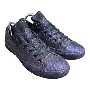 Converse Chuck Taylor Low Top Purple Glitter- Women’s Size 9/Men’s Size 7